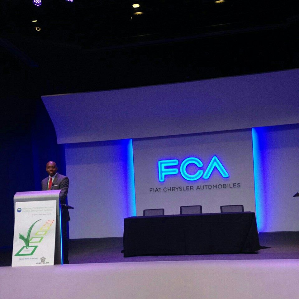 Introducing a session at NAEM's August 2014 event at Chrysler Group Headquarters