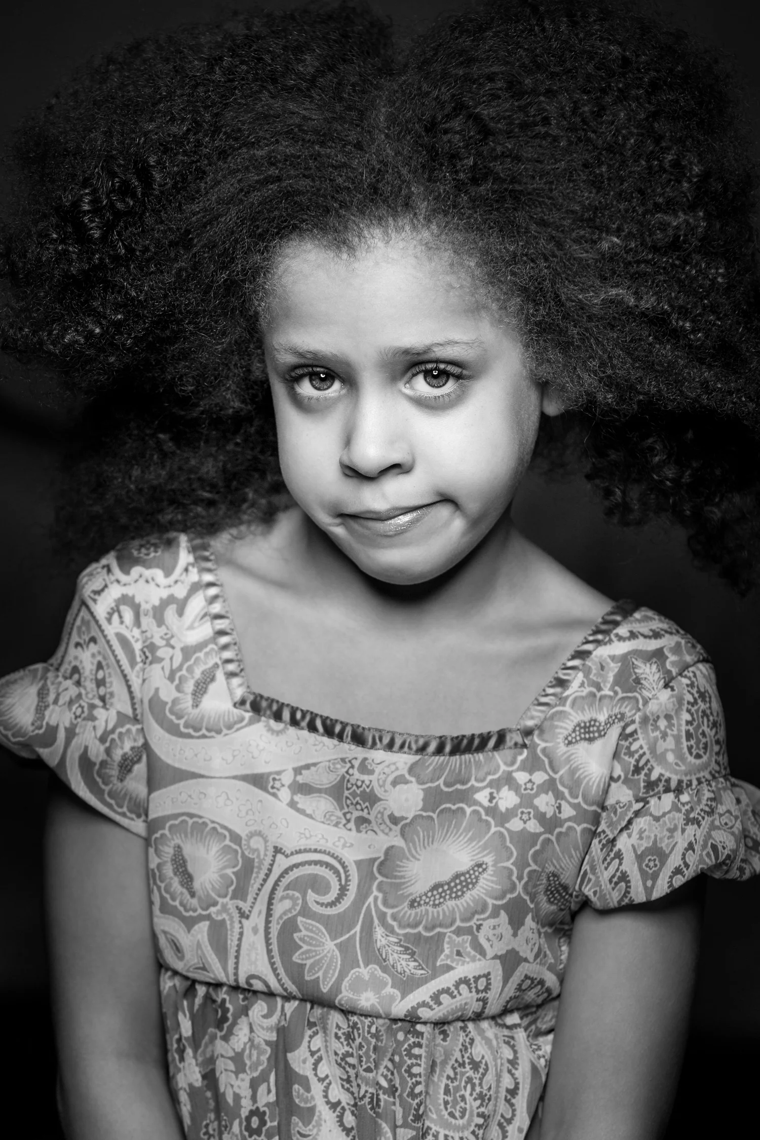 That hair! Love it!