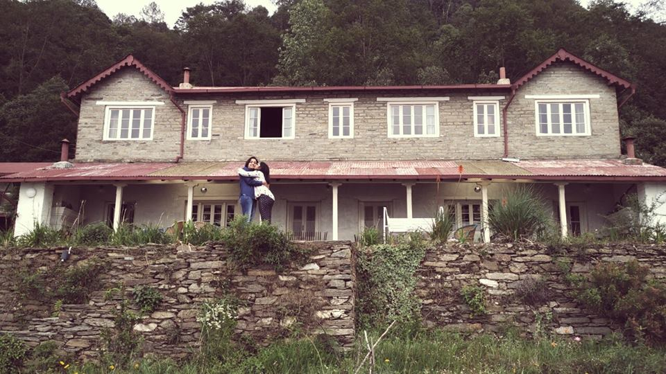 Mom and daughter love moment in the Kumaon Hills :)