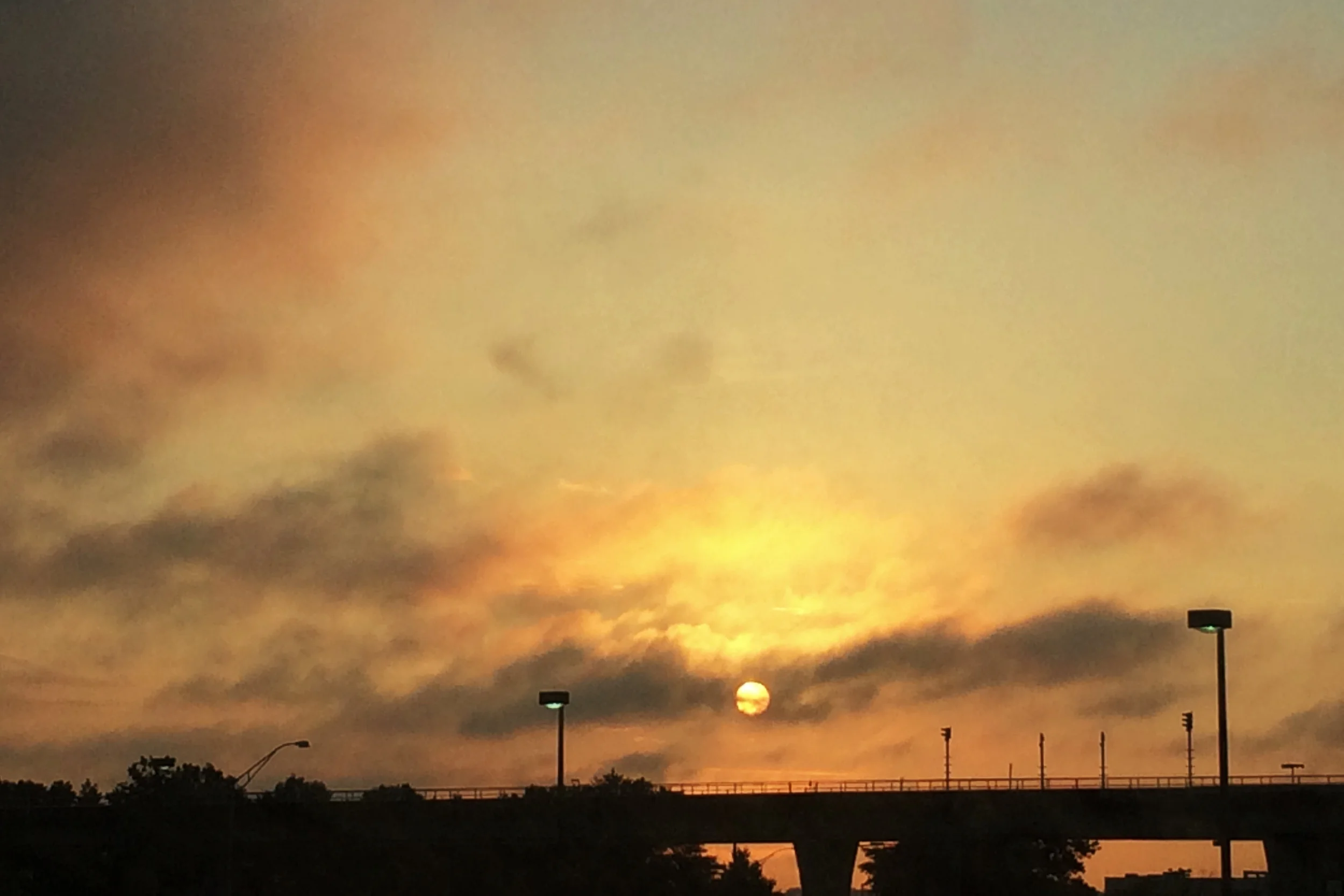 Atlanta welcoming us home.