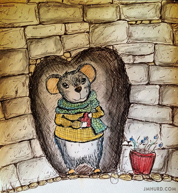 From my sketchbook. 