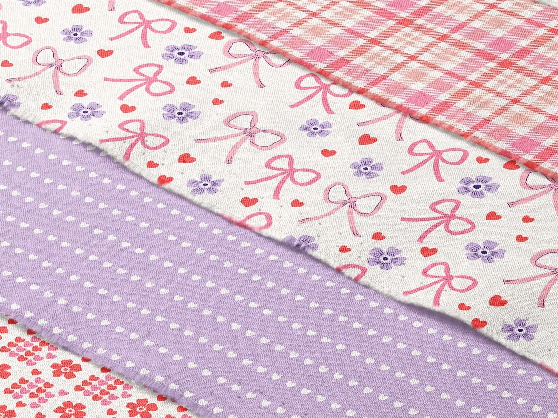 Valentine’s Day Hearts and Bows Collection