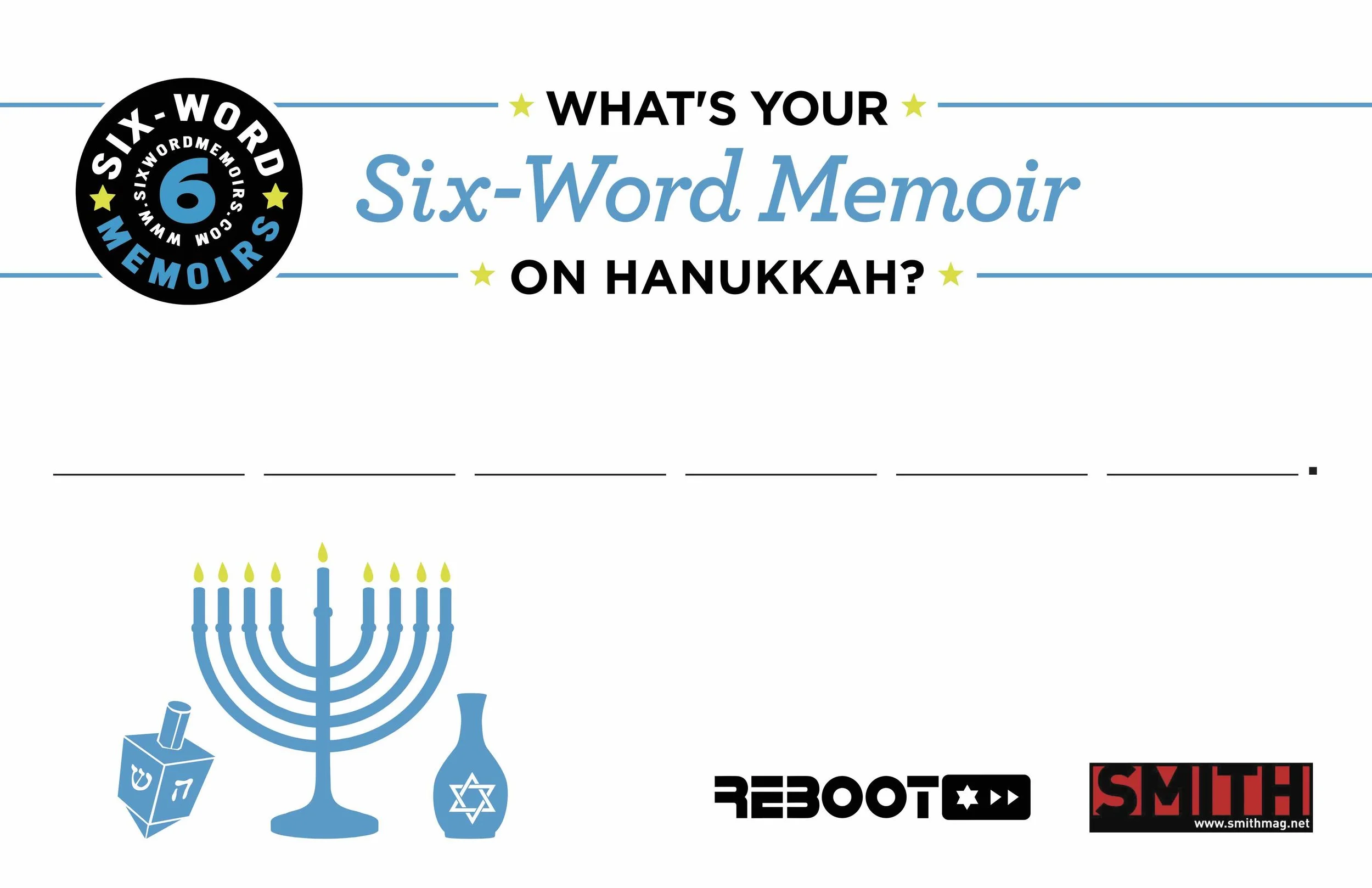 Six Word Postcard on Hanukkah (1).jpg
