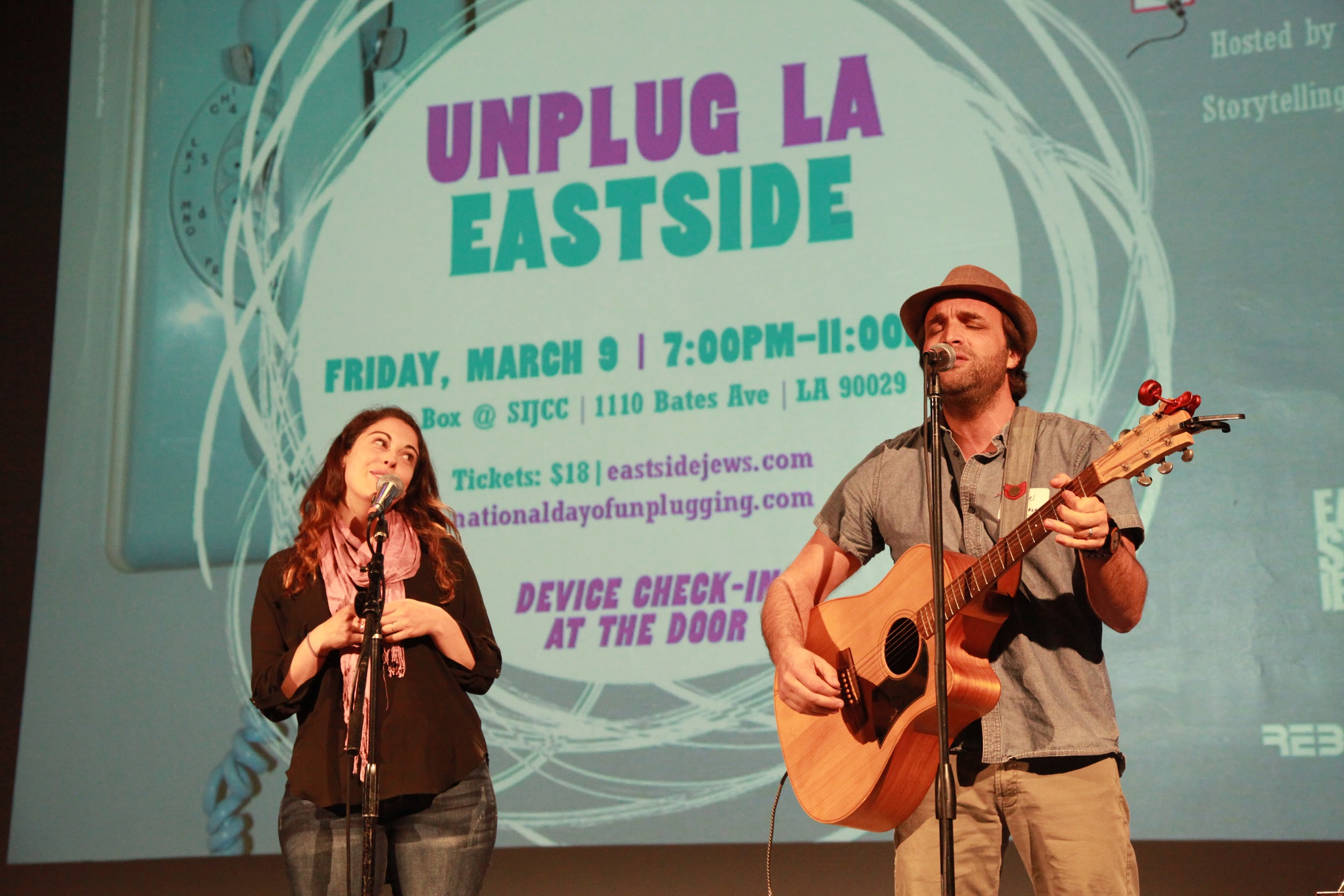 Performers at the Unplug LA Eastside event.