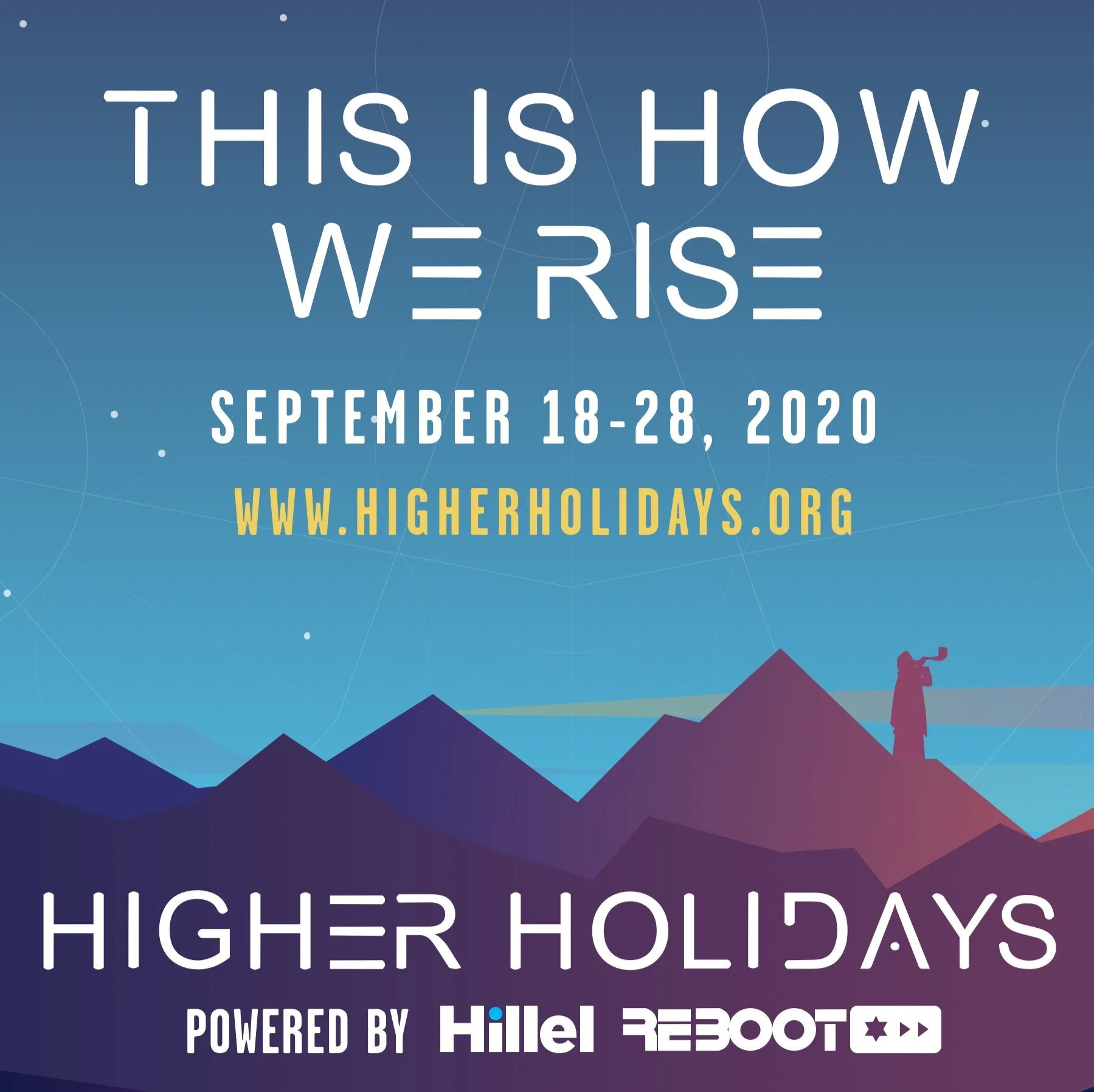 Joining Forces with Hillel International to Reimagine “Higher Holidays