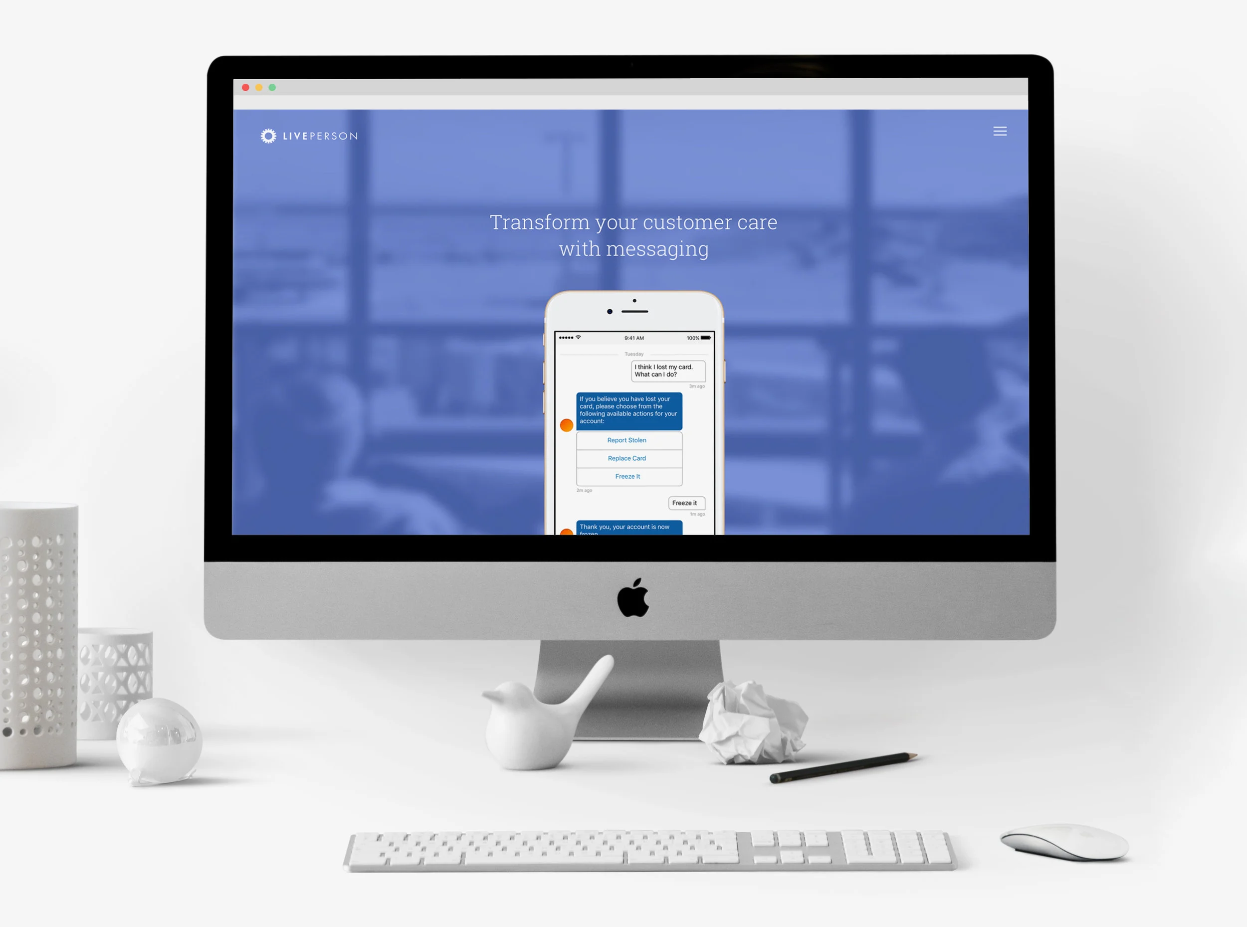 LivePerson Web Design
