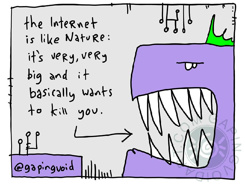 “The need of webcare in social media- the Internet is big and basically wants to kill you”