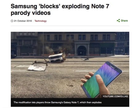 Figure 1. Parody video (BBC News, 2016)