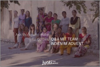 Image 3: “Ask those who made your clothes. Q & A with the Jyoti Team”, source: Jyoti – Fair works