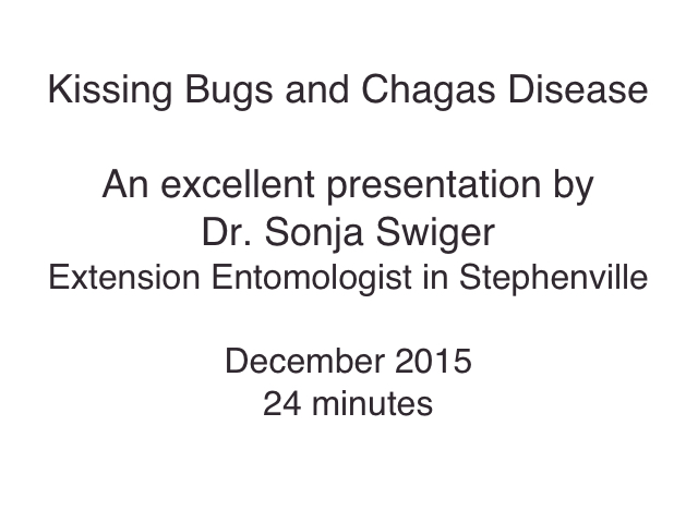 What you need to know about kissing bugs