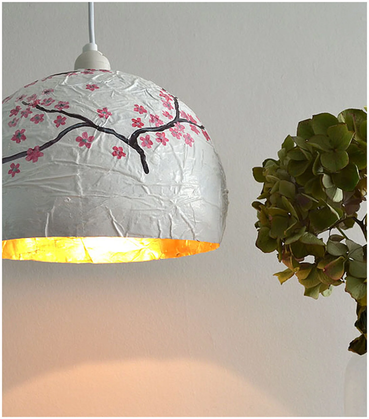 Japanese style paper maché lampshade.jpg