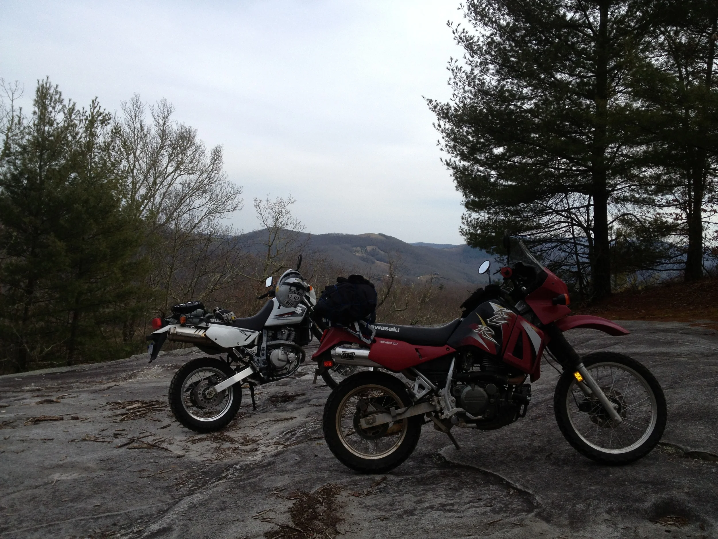 Bikes on the rock
