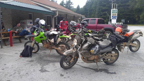 Lunch in the parking lot.