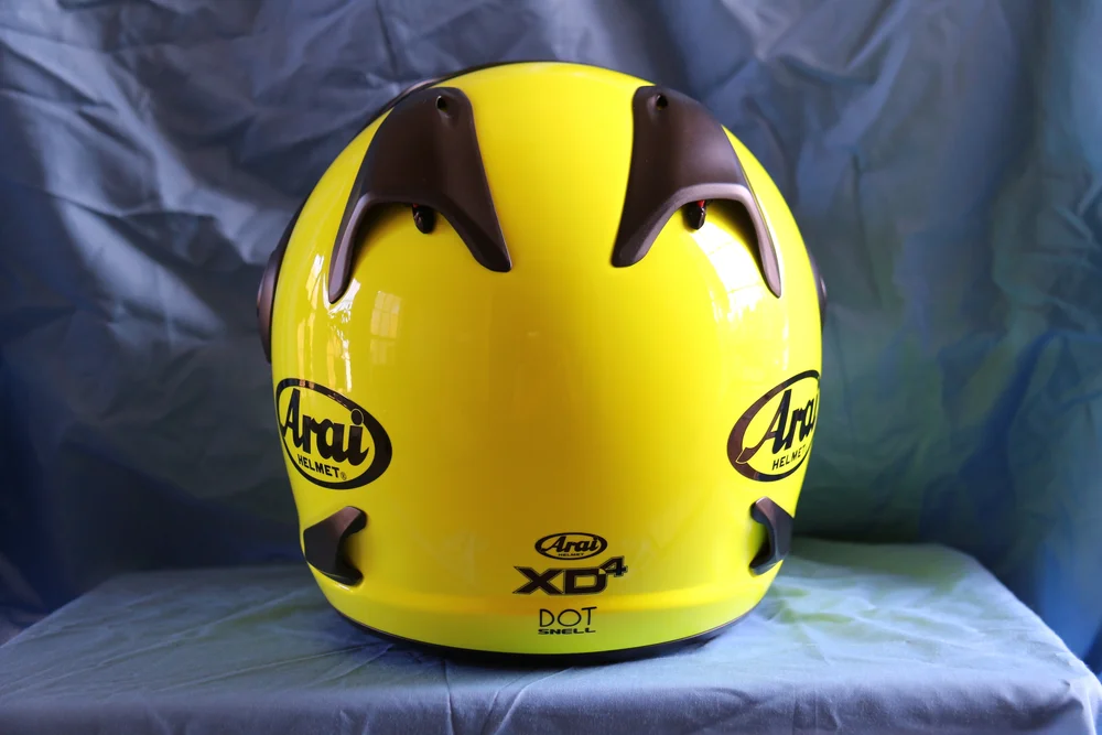 arai xd4 catch yellow medium Arai XD4 Dual Sport Helmet — Horizon ADV