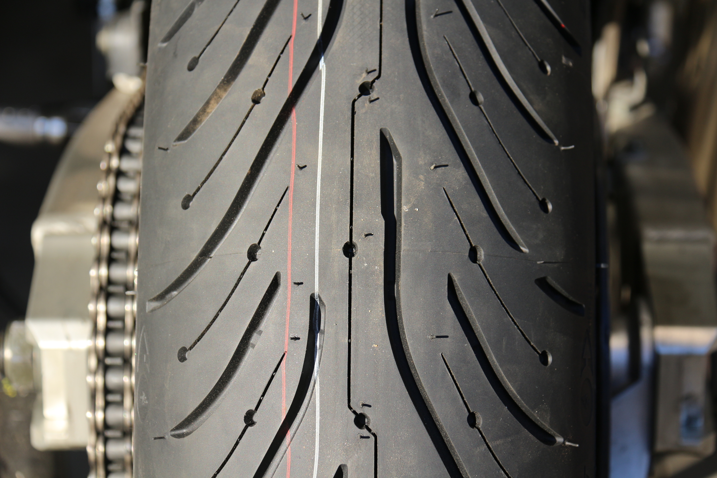 Back Tire Tread pattern