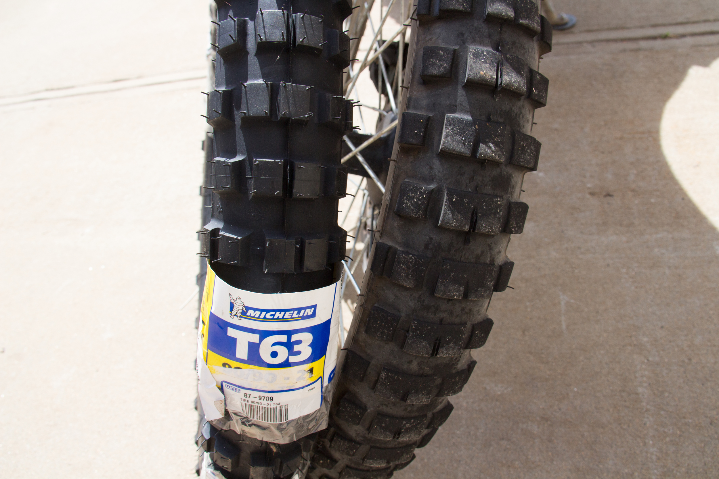 Michelin T63 Front Comaprison