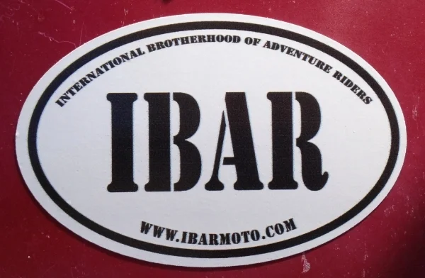 IBAR Official Oval Sticker