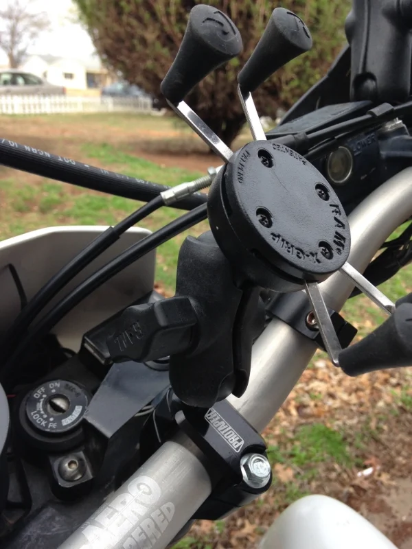 Universal motorcycle X-Mount for i Phone and GPS Holder