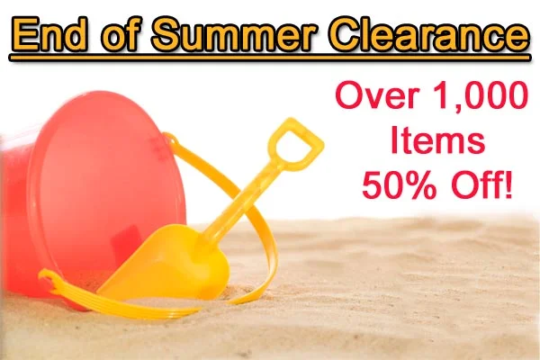 End of Summer Clearance!