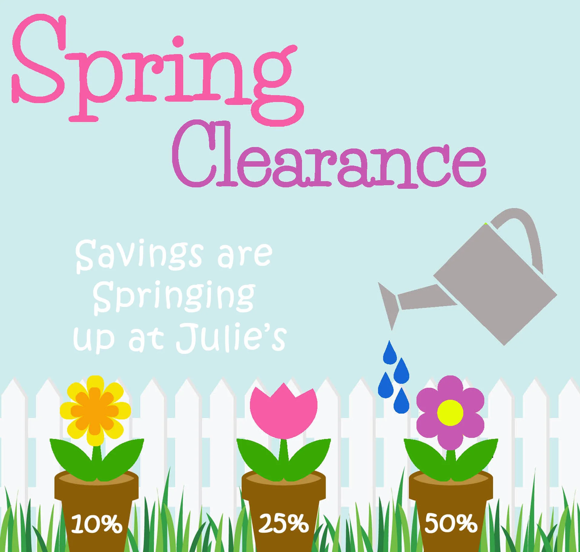 Spring Clearance