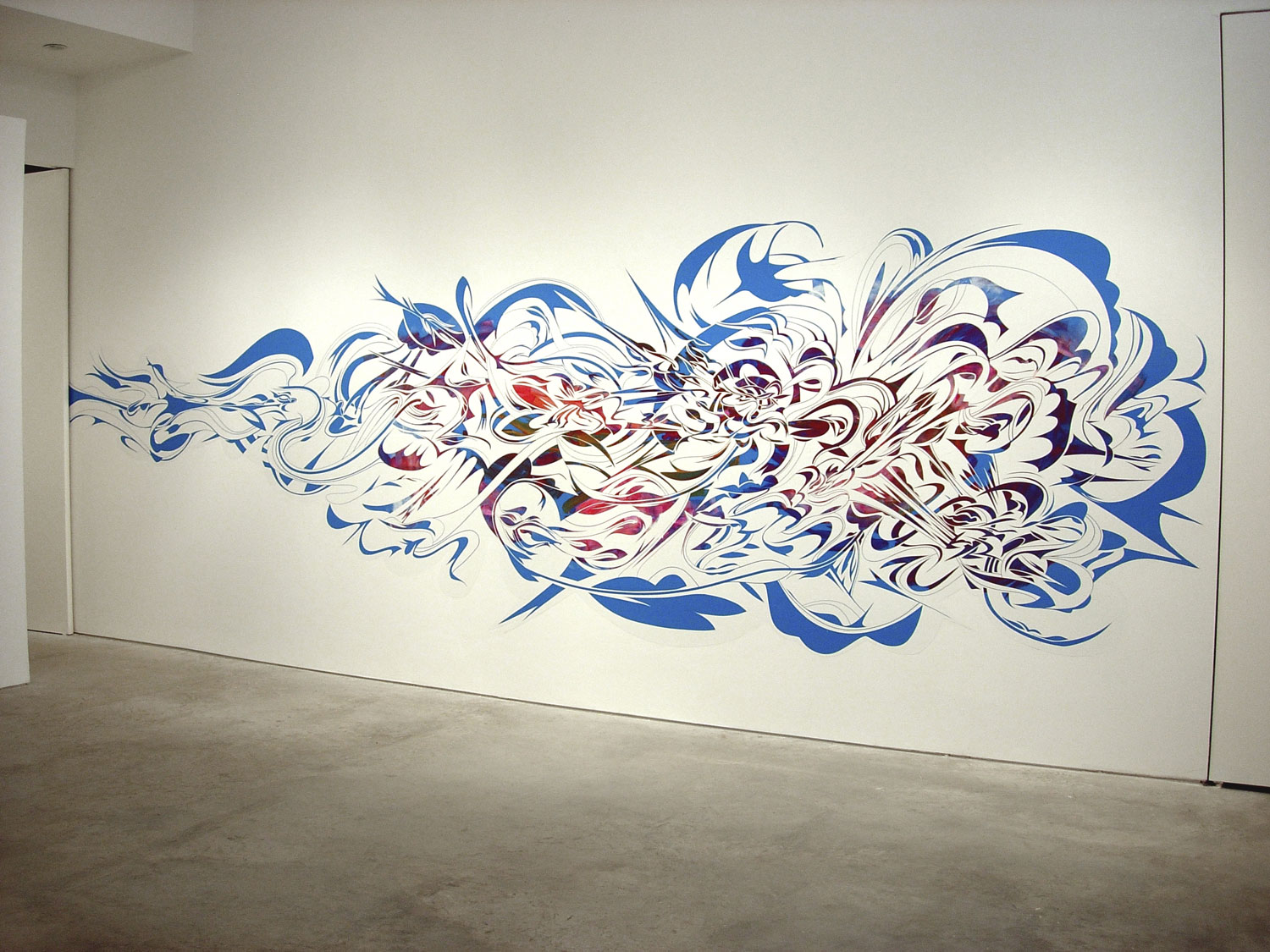   Vinyl Wall Drawing ​,  2005    Barbara Davis Gallery, Houston, Texas 