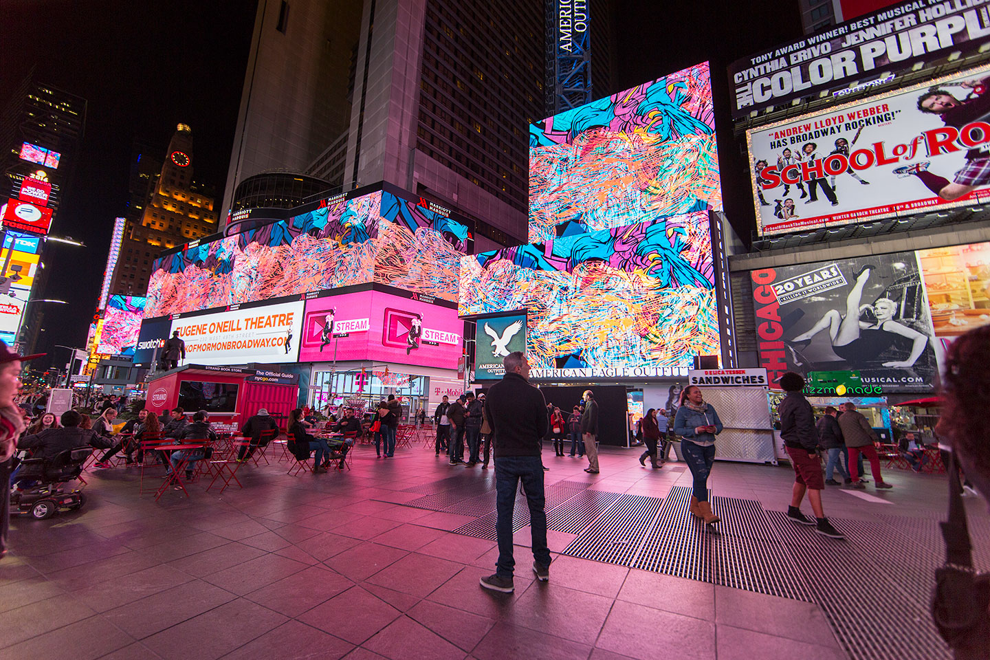   Dream Season, 2016   Times Square, NYC  Photo by Ka-man Tse 