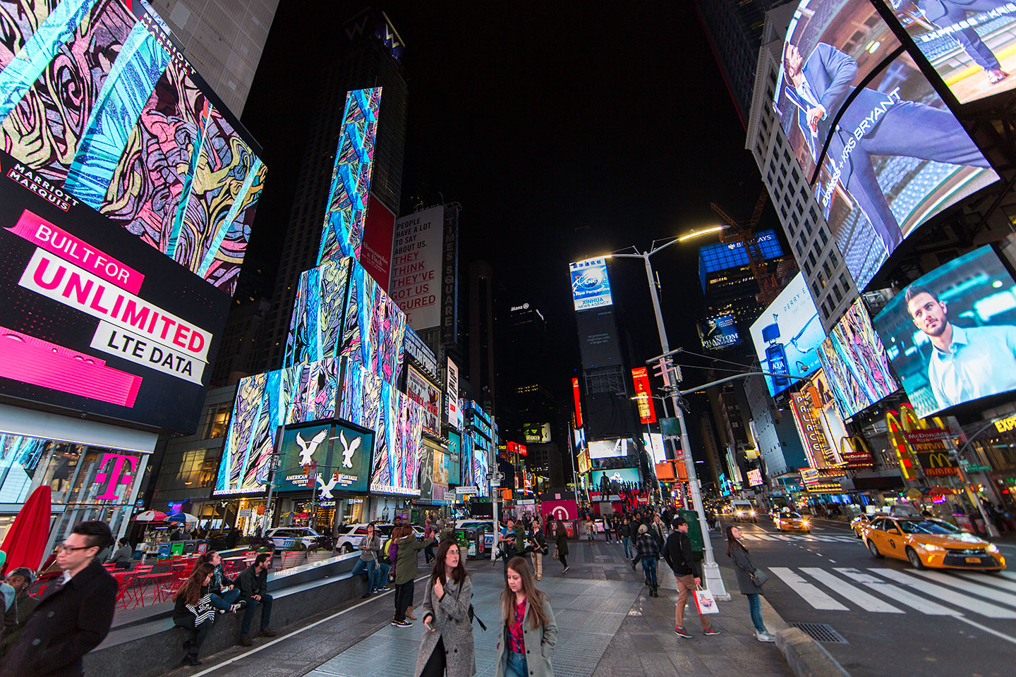   Dream Season, 2016   Times Square, NYC  Photo by Ka-man Tse 