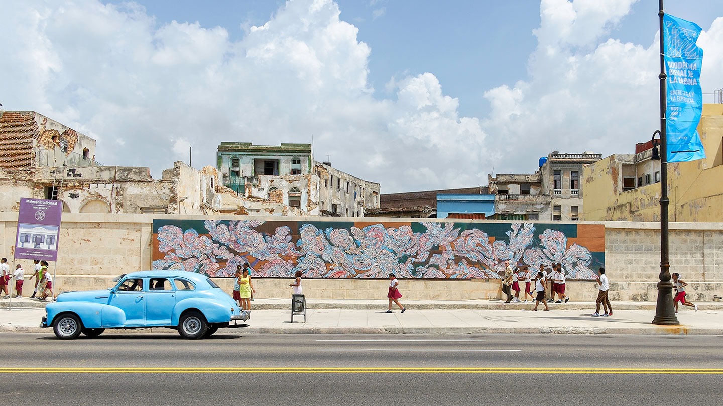   Un Verso Sencillo (A Simple Verse), 2015   Detras del Muro II, 12th Havana Biennial  Havana, Cuba 