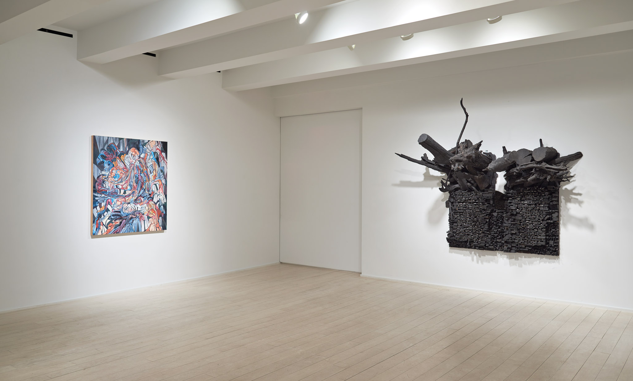   Emilio Perez and Leonardo Drew, 2017   Jacob Lewis Gallery, New York 