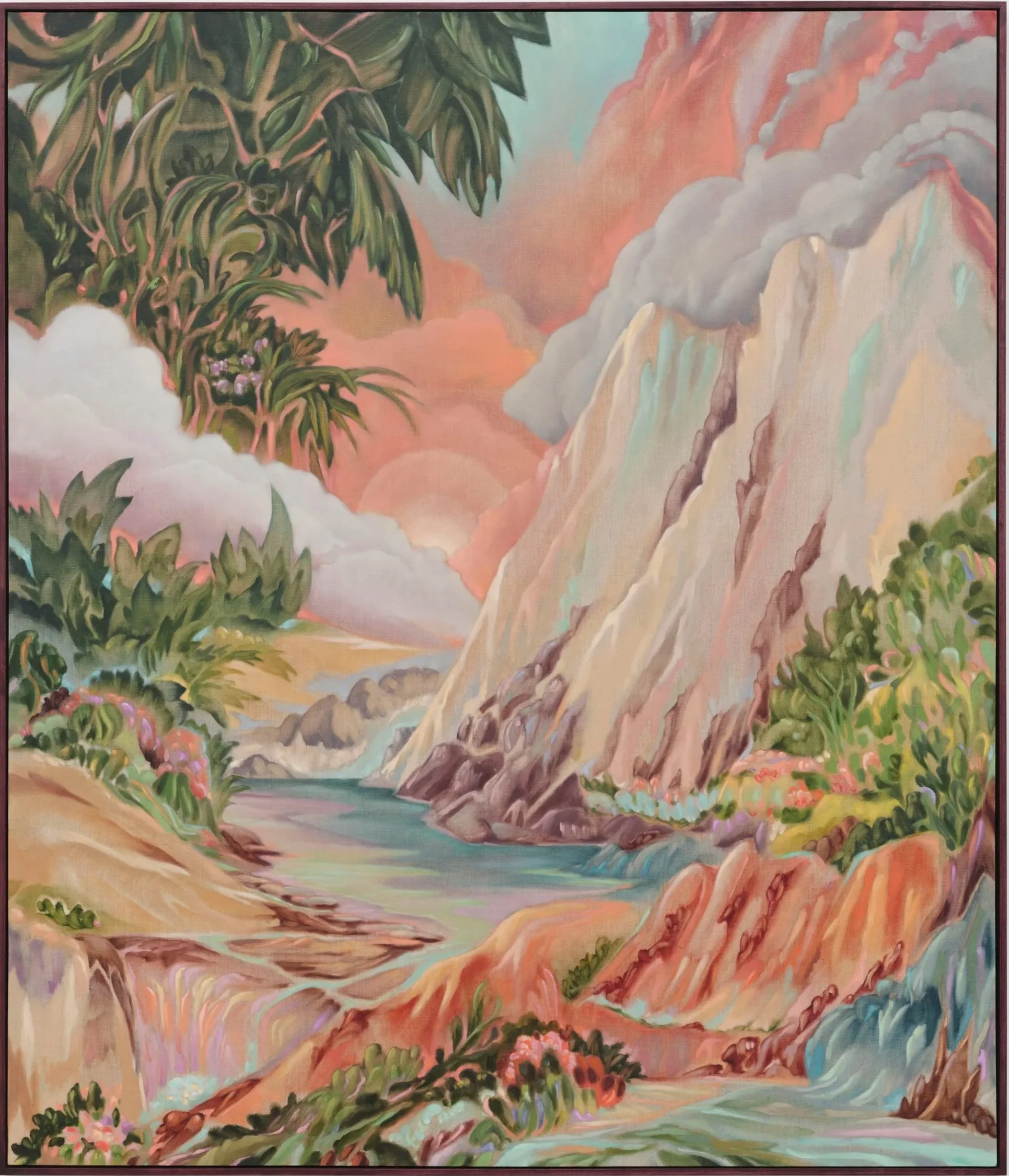 After the Echo, 2025
Oil on linen - 84" x 72" (213 x 183cm)