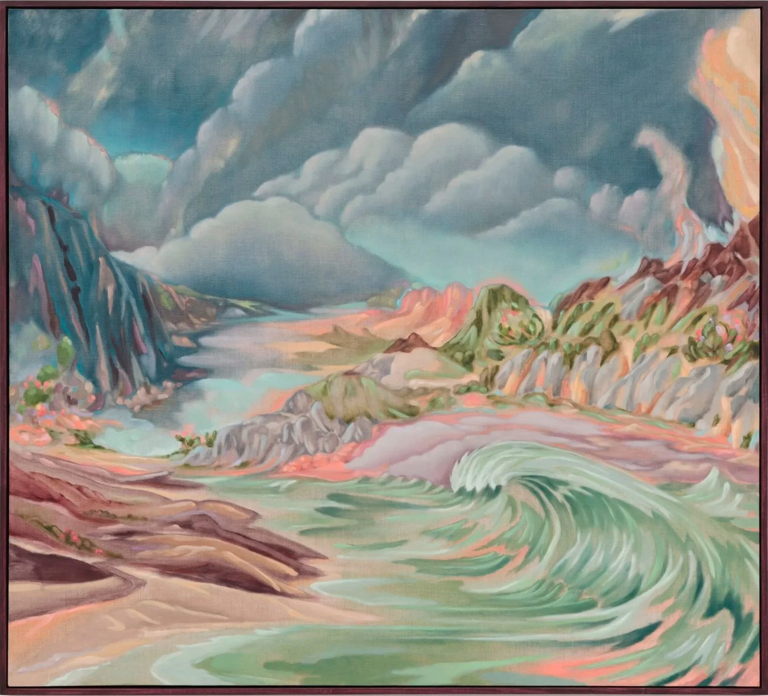 The Unspoken Tide, 2025
Oil on linen - 54" x 60" (137 x 152cm)