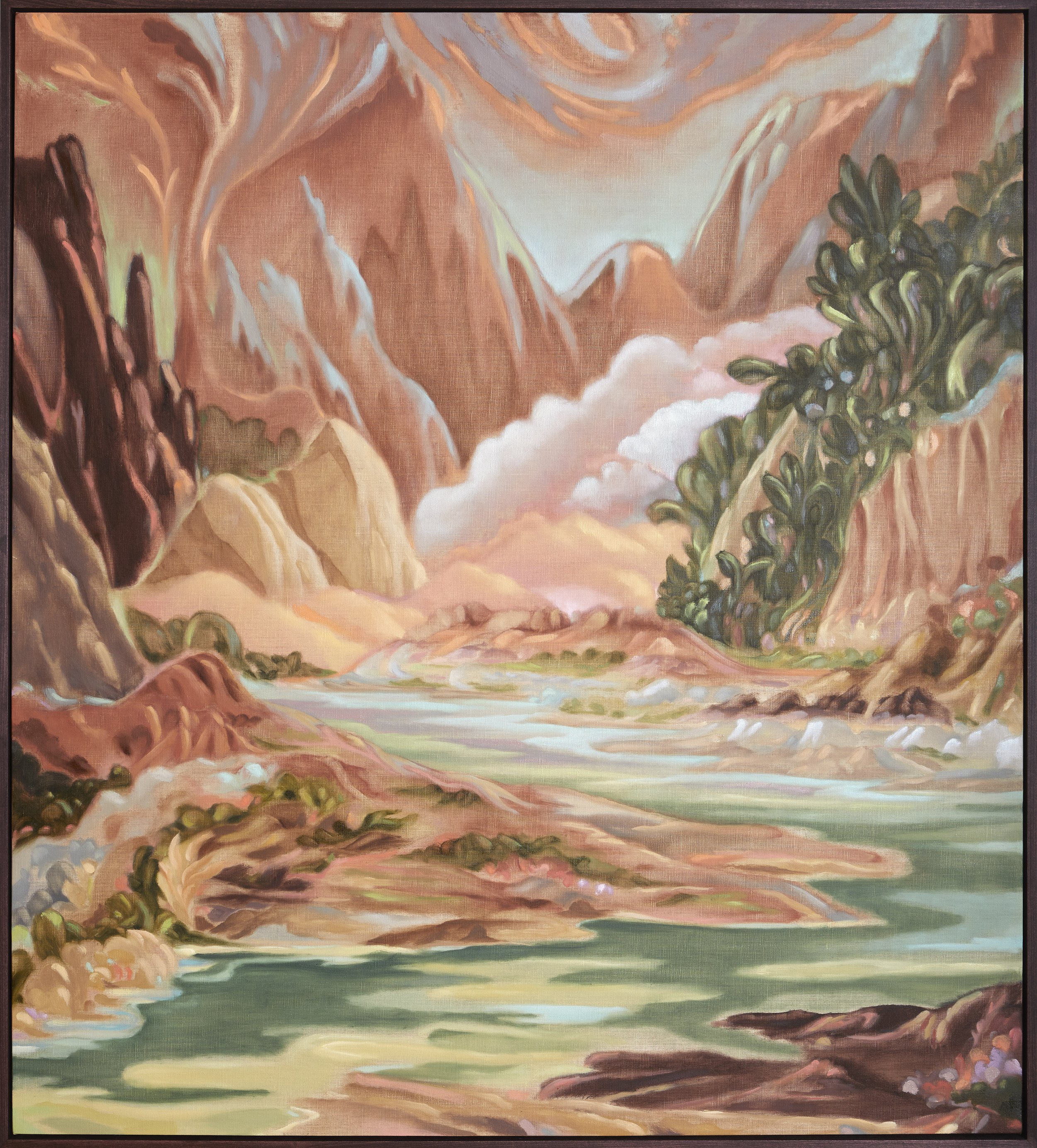 From the Beginning, 2026
Oil on linen
54" x 48" (137 x 122cm)