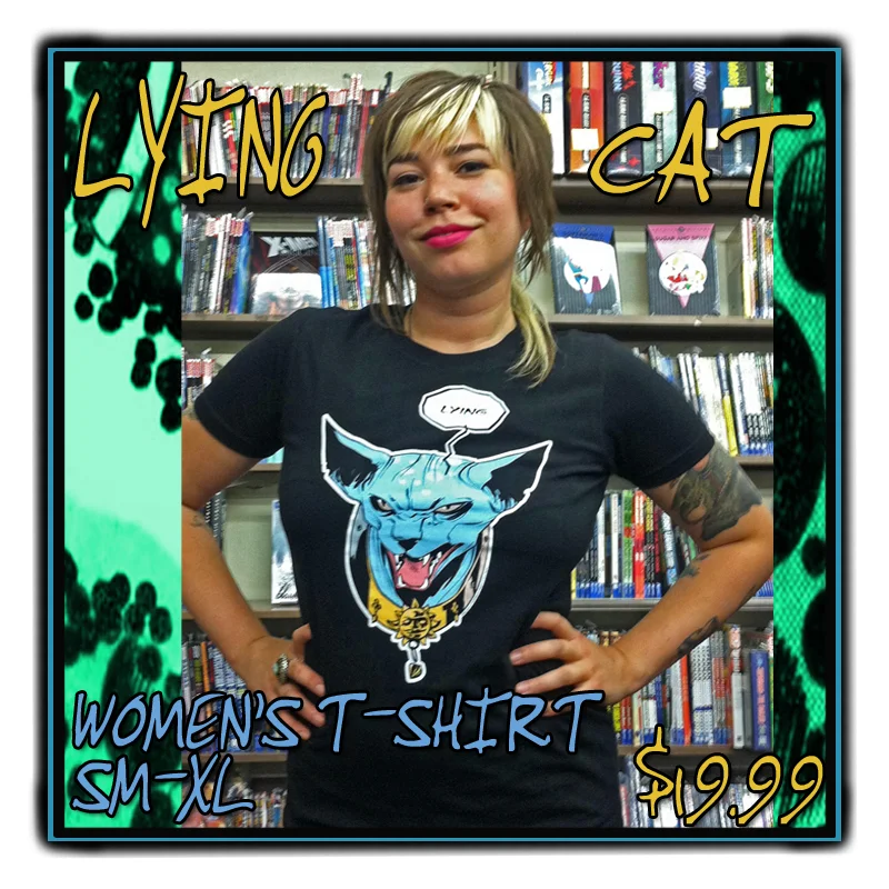 Lying Cat Shirt Women black 2.jpg