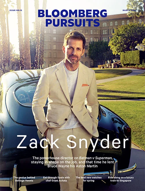 Zack Snyder for Bloomberg Pursuits