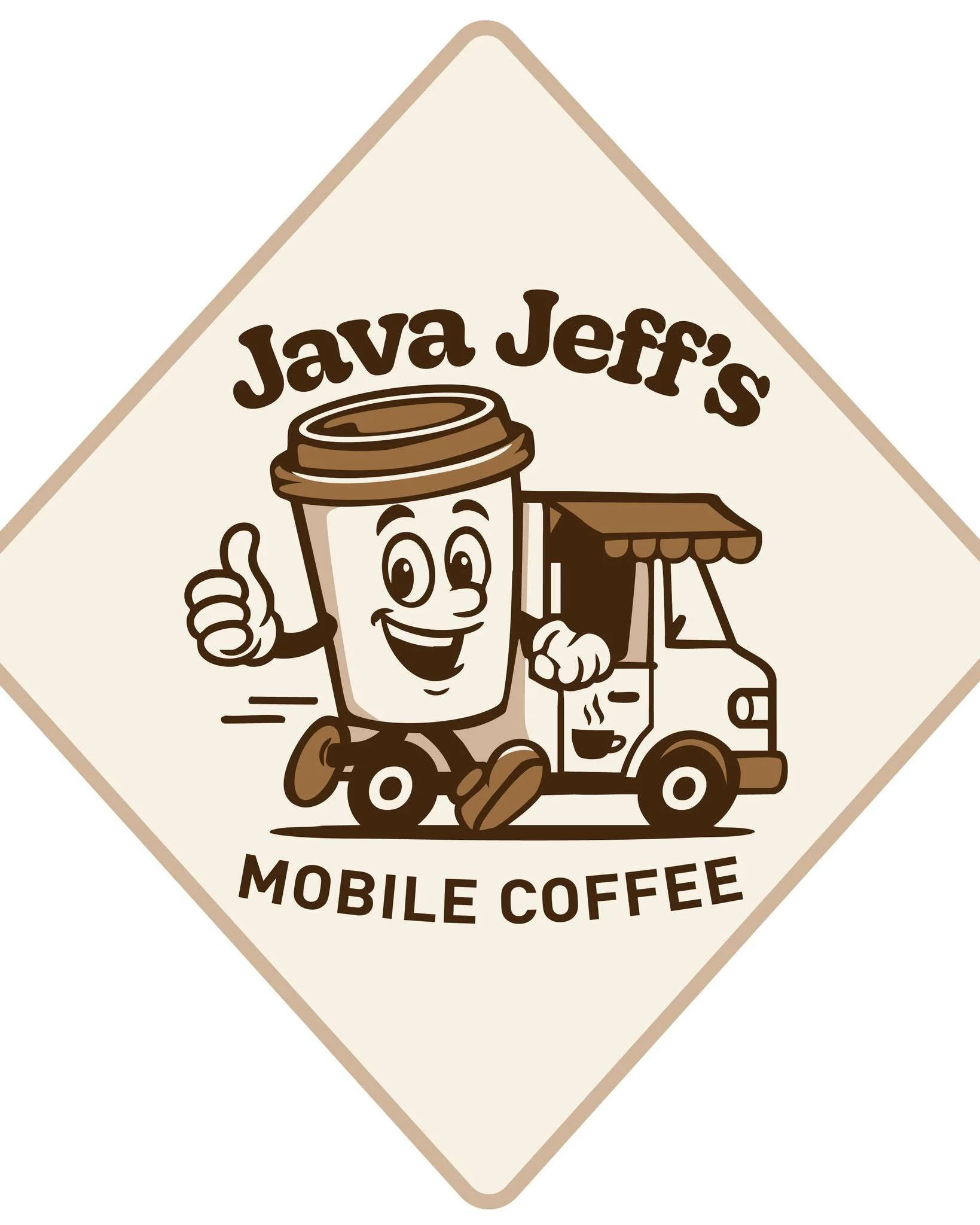 I've been doing more and more AI clean-up jobs for clients looking for quality logos that AI cannot offer. It's kind of like the "spot the differences" game from elementary school. In this one, the jovial coffee cup was missing a leg and WT