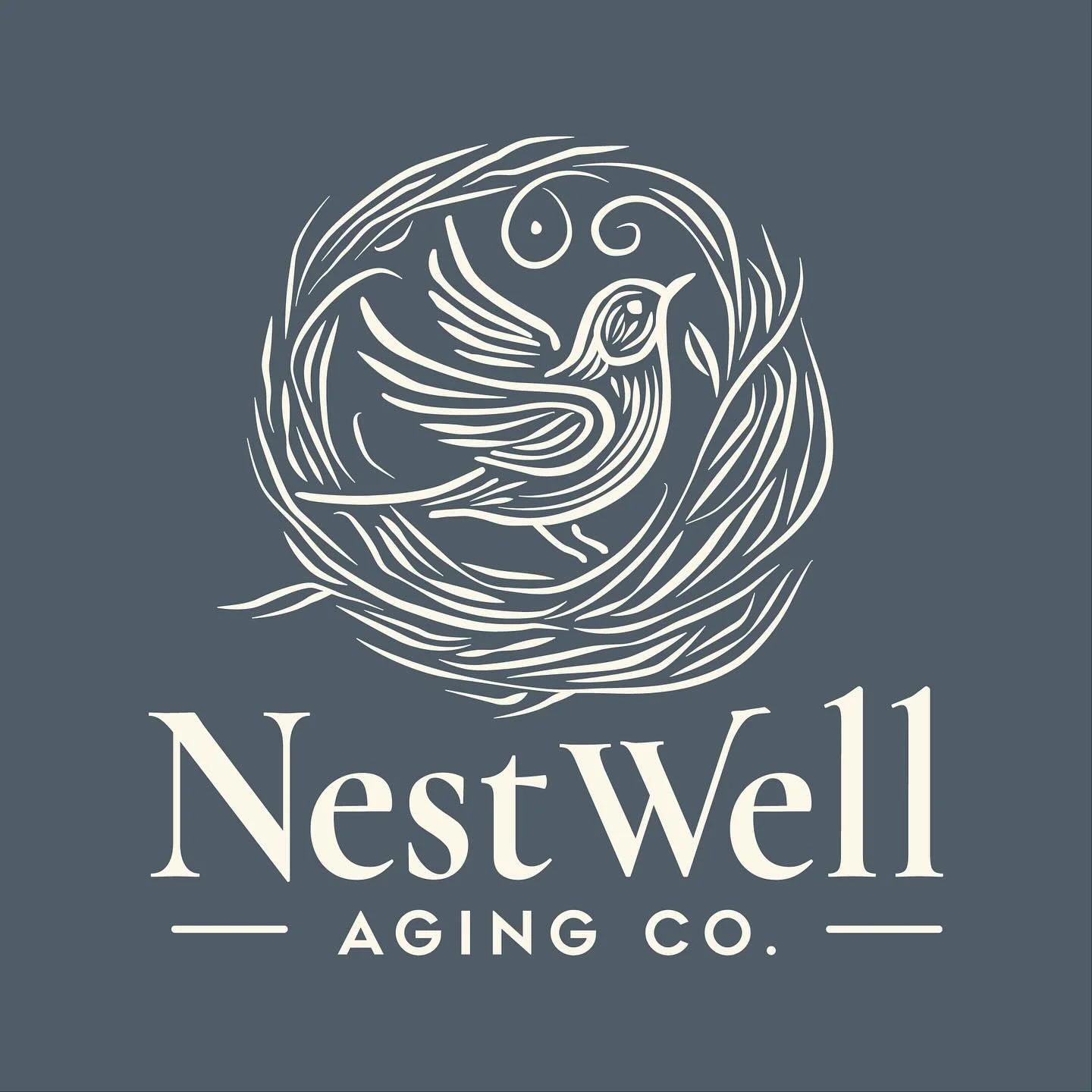 What a great idea! It&rsquo;s something I often say with new startups&hellip;and providing branding and logo development is one of my favorite things. Welcome to NestWell Aging Co. Concepted by @cody6511 Cody Swartz, architect and realtor, with his w