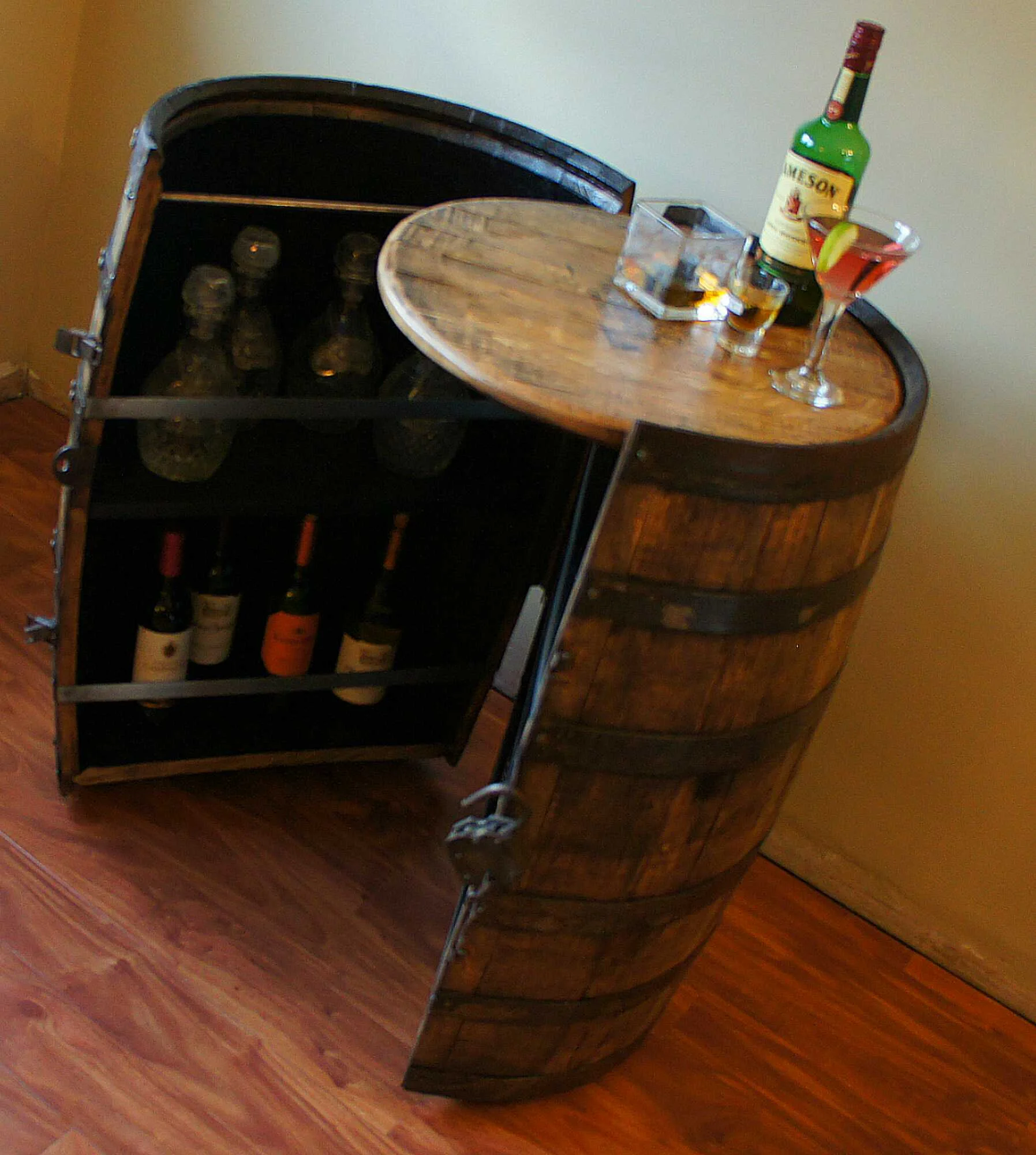 Customer Response On His Four Roses Barrel Cabinet Cooperage
