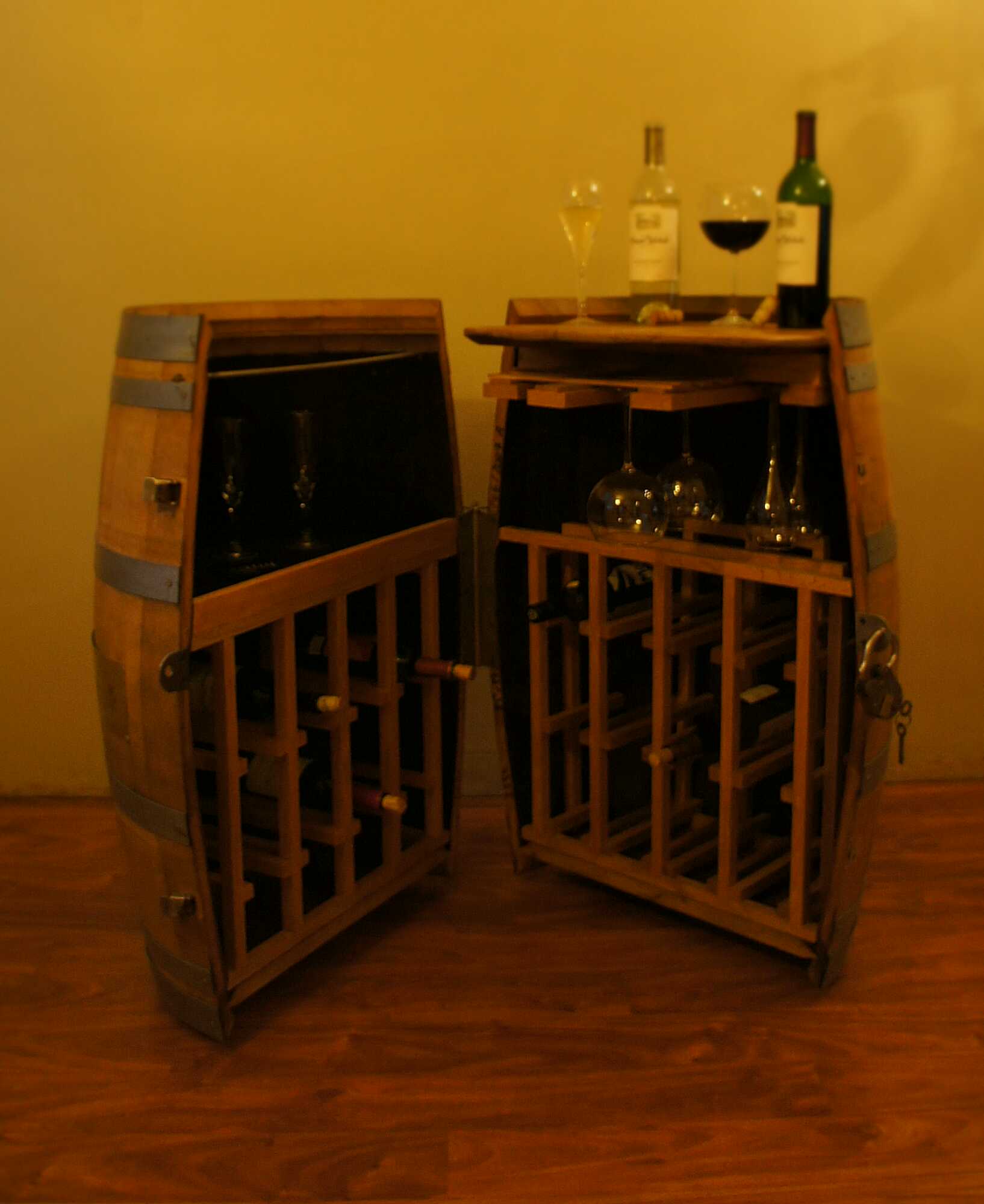 How To Make A Wine Barrel Cabinet Easy Craft Ideas