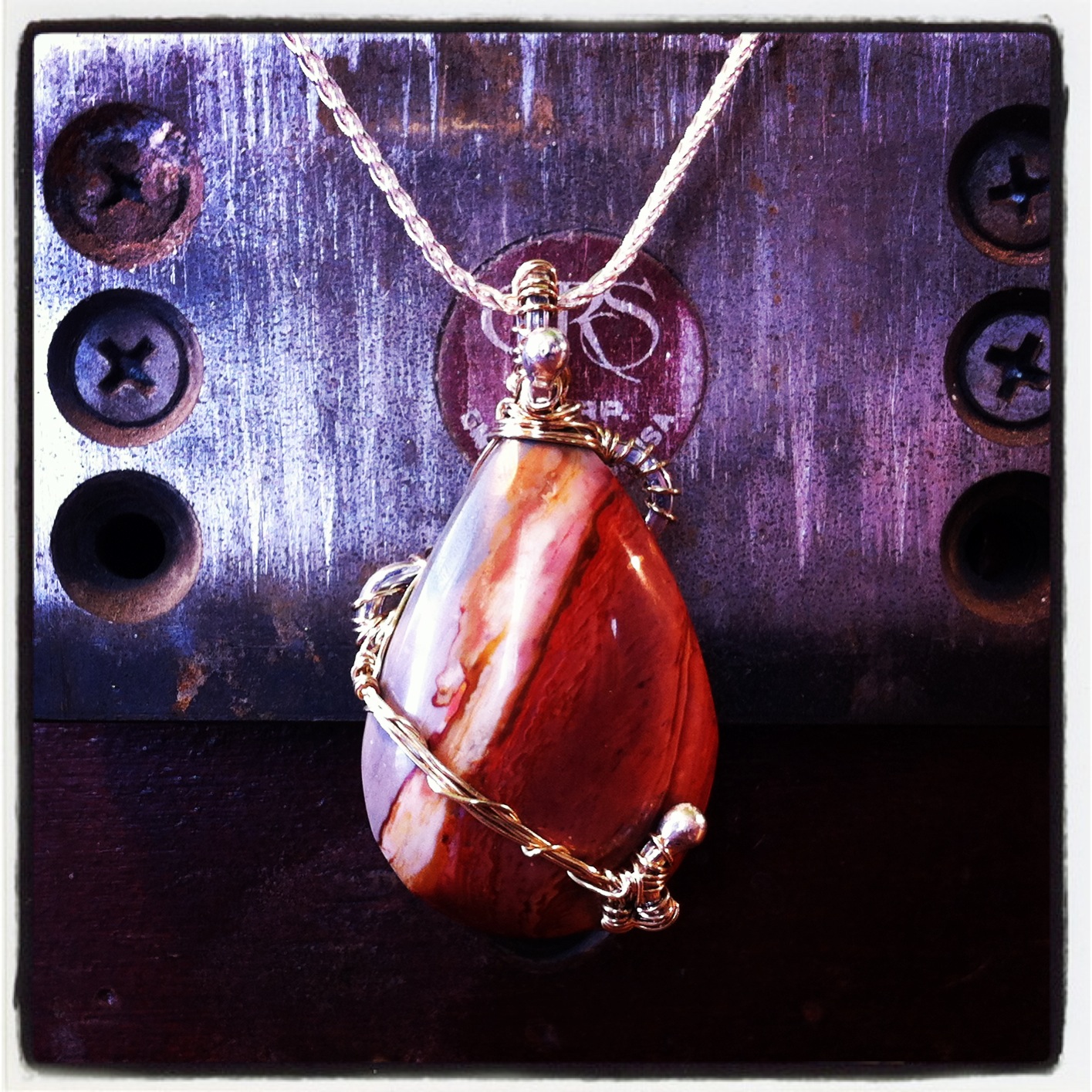 Wire Wrapped Pear