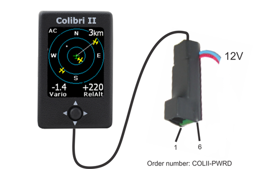 Colibri II mit Spannungswandler auf 5 Volt