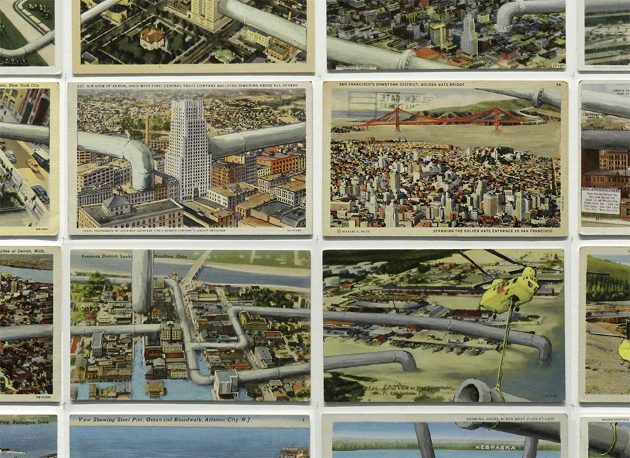 Detail from “This Land” by David Opdyke