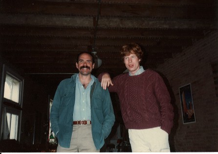 With my friend/professor, Eric, the Manson expert who came to meet me in Kenai later that summer.