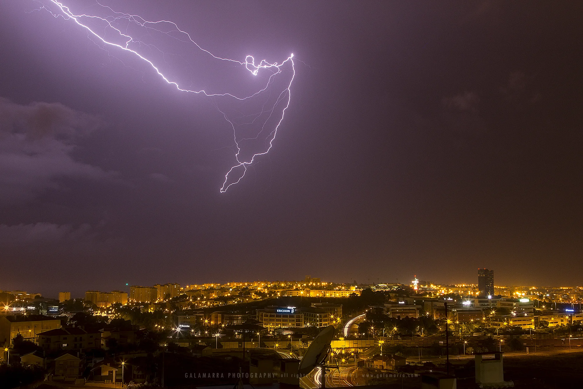 Light Festival at Sunset II