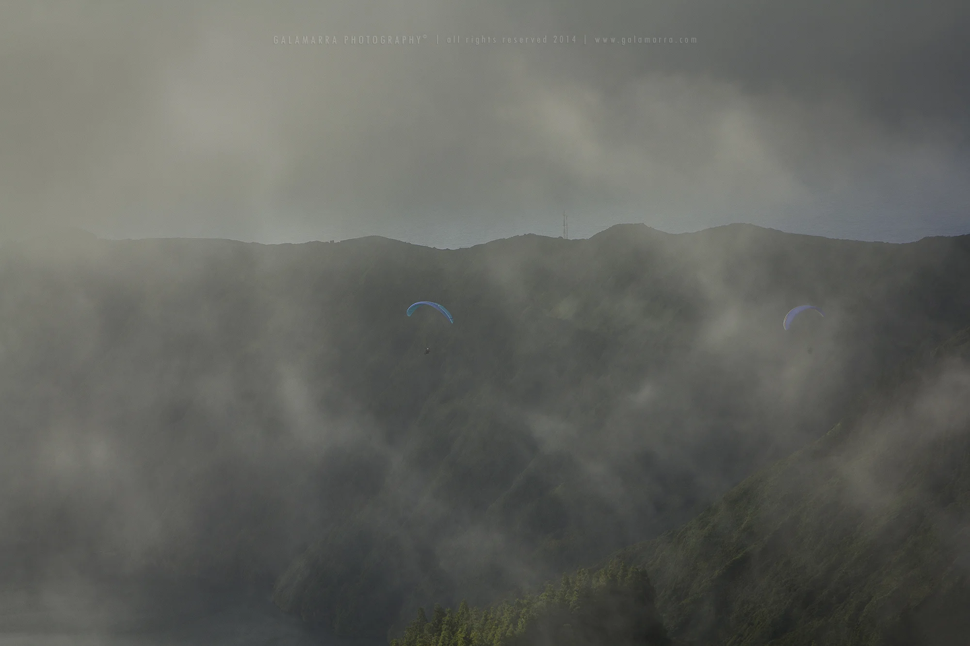 Within a web of clouds