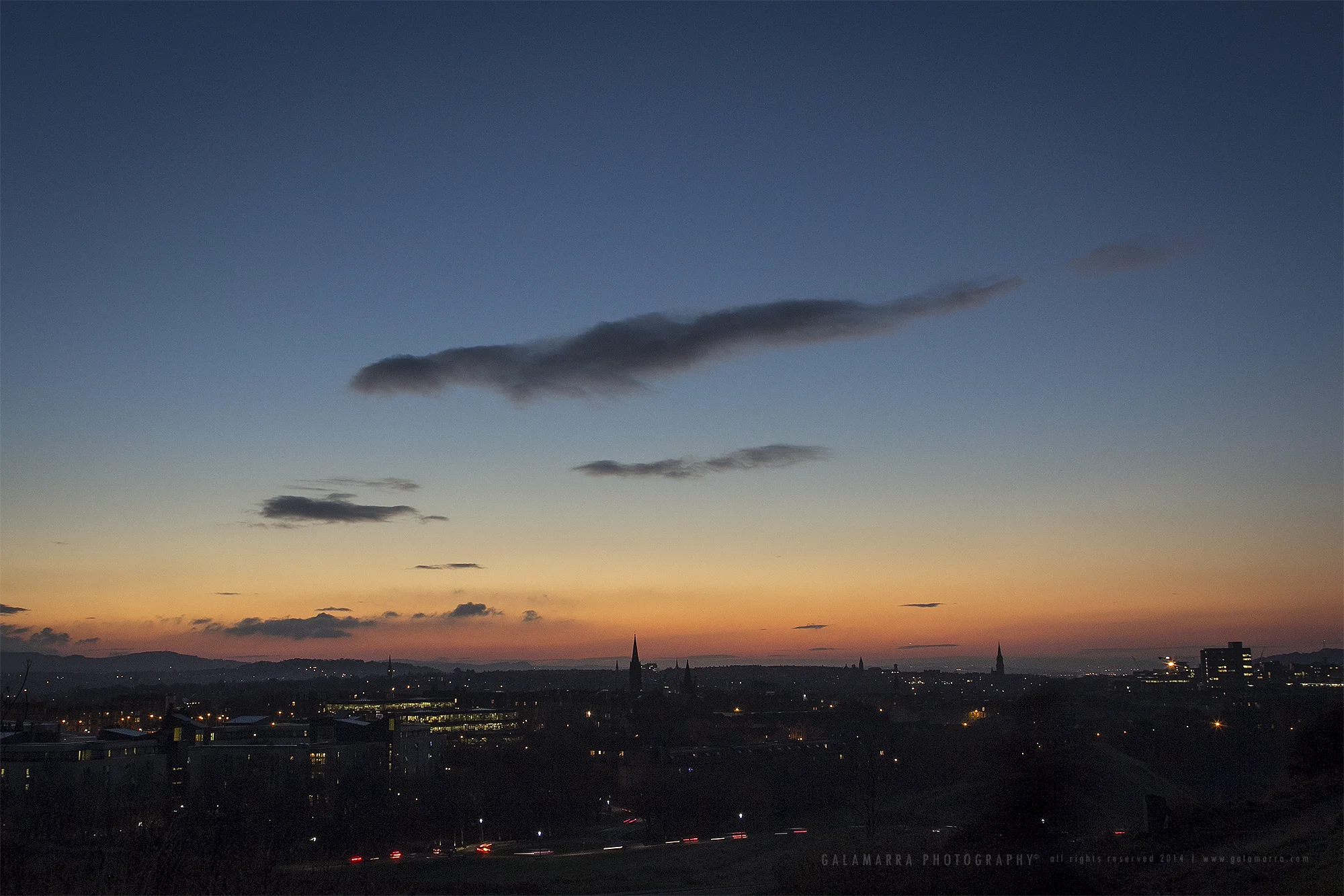 Edinburgh's Sunset I