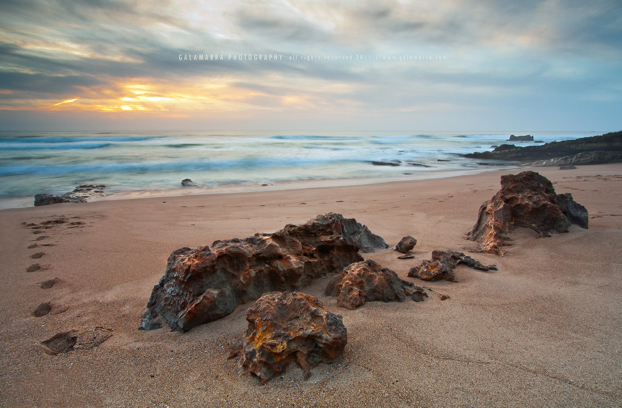 Golden Rust At Sunset