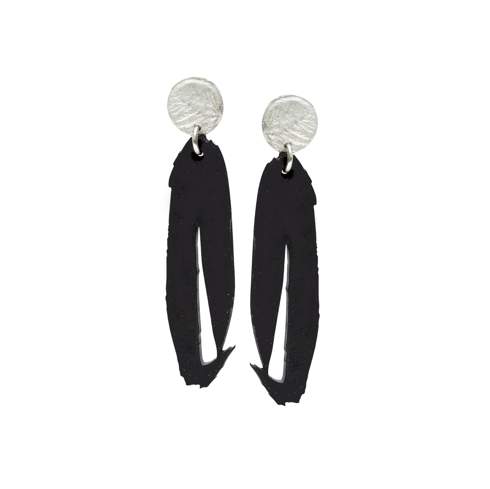 Ink Stroke Earrings