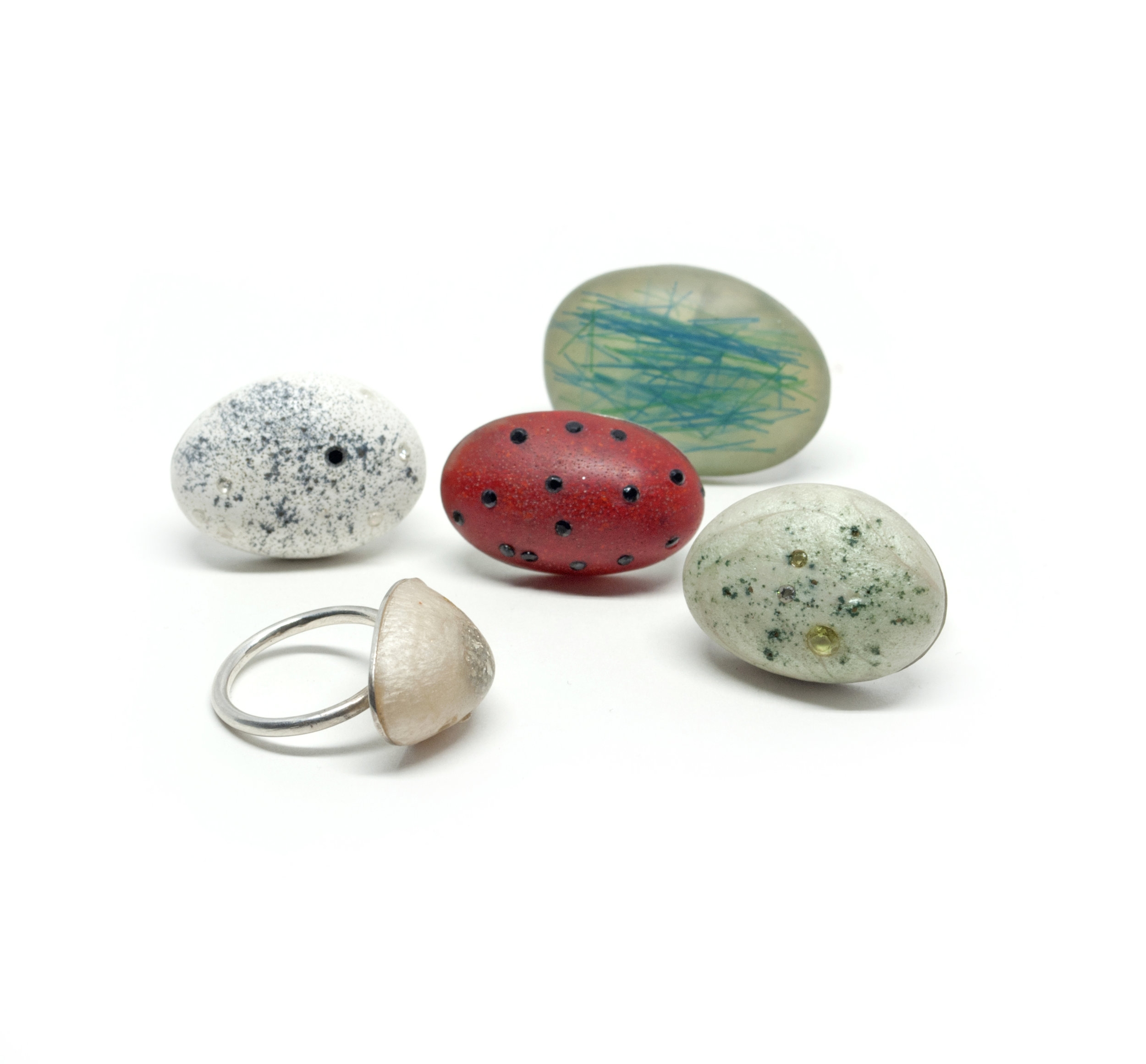 Resin Rock Rings