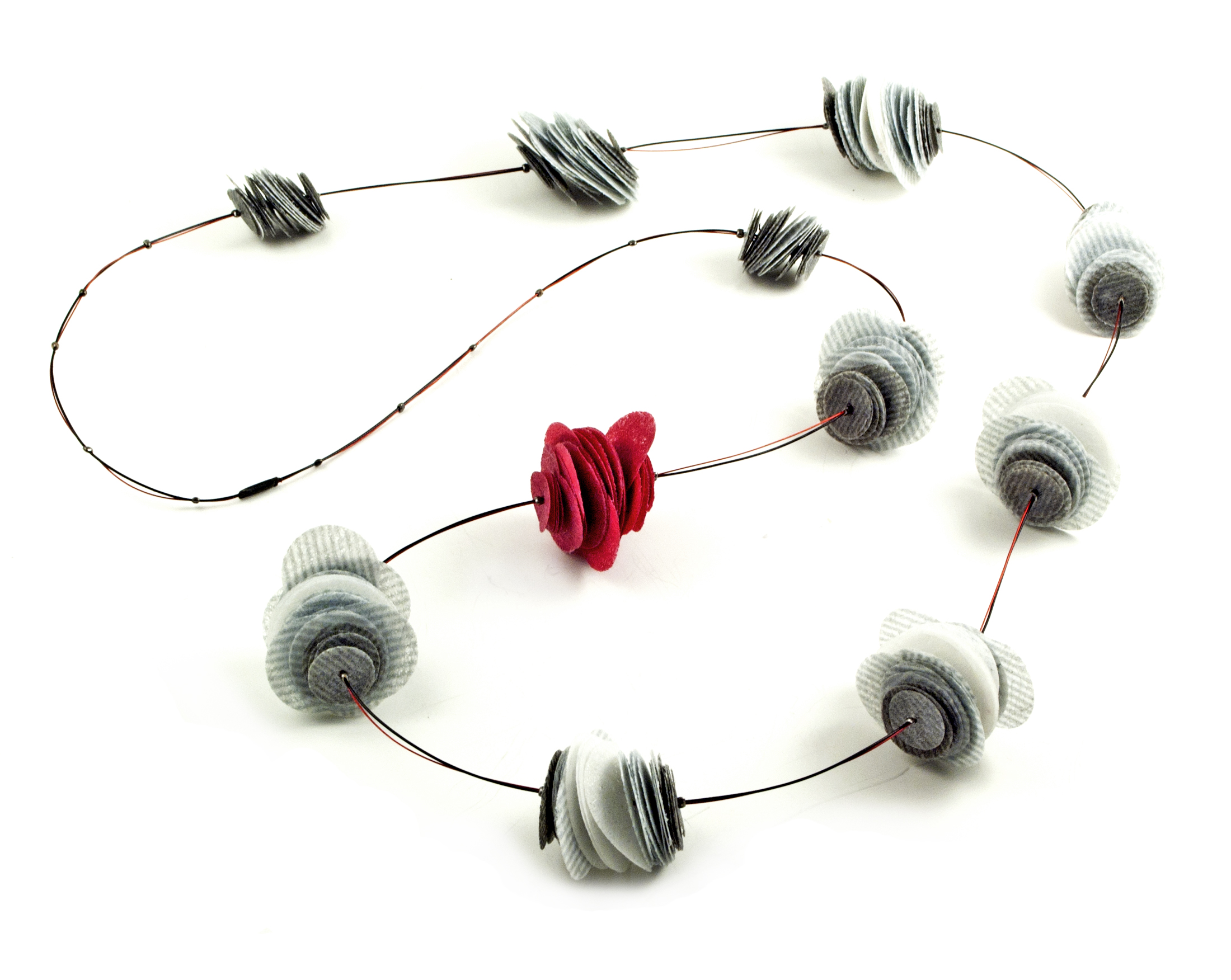 Paper Stack Necklace