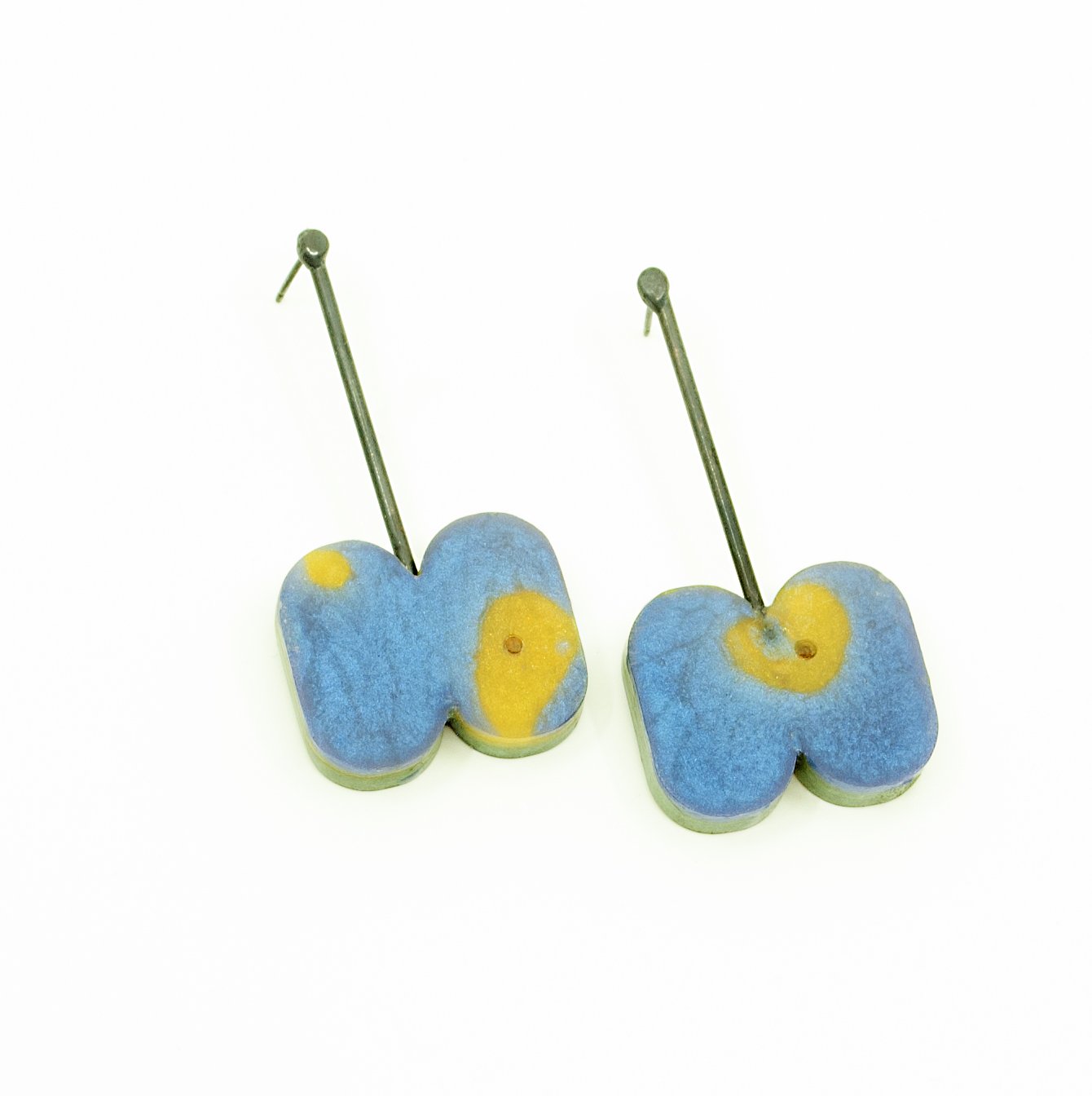 Blue Dicot Earrings